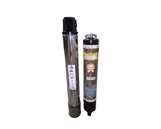 V4 Submersible Pump Set Standard Quality (Upto 20 Stage)